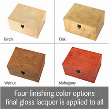 Load image into Gallery viewer, Custom Winnie the pooh quote engraved on wood box, Custom saying on memory box, Personalized keepsake box