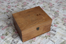 Load image into Gallery viewer, Baby koala personalized memory box, First Birthday gift Time capsule, Custom keepsake box