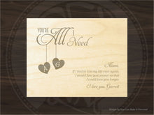 Lade das Bild in den Galerie-Viewer, Du bist alles was ich brauche-Design