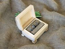 Load image into Gallery viewer, Personalized wedding ring box, Custom jewelry box for her