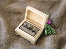 Load image into Gallery viewer, Personalized wedding ring box, Custom jewelry box for her