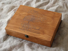 Lade das Bild in den Galerie-Viewer, Personalisierte Erinnerungsbox, Erinnerungsbox mit individuellem Spruch, Holzbox mit individueller Gravur