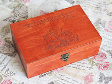 Cargar imagen en el visor de la galería, Caja de madera con cita de Winnie the Pooh, caja de recuerdos, caja con cita grabada, caja de joyería con grabado personalizado, caja de recuerdos, caja de recuerdos
