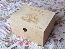 Load image into Gallery viewer, Winnie the pooh quote on a wooden box, Memory box with Pooh saying, Etched verse on box