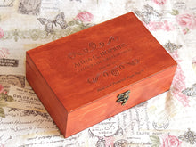Load image into Gallery viewer, Graduation gift box, Personalized wood box for girls and boys on graduation