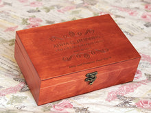 Load image into Gallery viewer, Graduation gift box, Personalized wood box for girls and boys on graduation