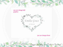 Lade das Bild in den Galerie-Viewer, Personalisierte Erinnerungsbox, Personalisierte Erinnerungsbox, Personalisierte Schmuck-Holzbox, Geschenk für sie, Monogrammierte Holzbox