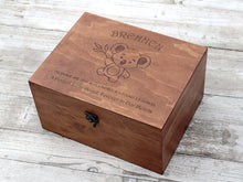 Load image into Gallery viewer, Baby koala personalized memory box, First Birthday gift Time capsule, Custom keepsake box