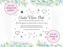 Lade das Bild in den Galerie-Viewer, Personalisierte Baby-Erinnerungsbox, Erinnerungsbox für das erste Jahr, Individuelle Holzbox