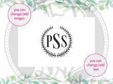 Cargar imagen en el visor de la galería, Caja de madera con monograma personalizado, joyero con monograma