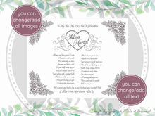 Load image into Gallery viewer, Personalized memory box anniversary gift, Wooden jewelry box with custom message engraved