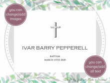 Lade das Bild in den Galerie-Viewer, Personalisierte Tauf-Erinnerungsbox, Taufgeschenk, Erinnerungsbox, Personalisierte Gravurbox, Personalisierte Erinnerungsbox