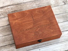 Lade das Bild in den Galerie-Viewer, Personalisierte Tauf-Erinnerungsbox, Taufgeschenk, Erinnerungsbox, Personalisierte Gravurbox, Personalisierte Erinnerungsbox