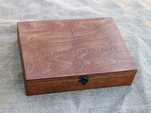 Lade das Bild in den Galerie-Viewer, Personalisierte Tauf-Erinnerungsbox, Taufgeschenk, Erinnerungsbox, Personalisierte Gravurbox, Personalisierte Erinnerungsbox