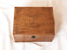 Load image into Gallery viewer, Personalized keepsake box , Wedding gift, Wedding anniversary gift, Gift for the couple