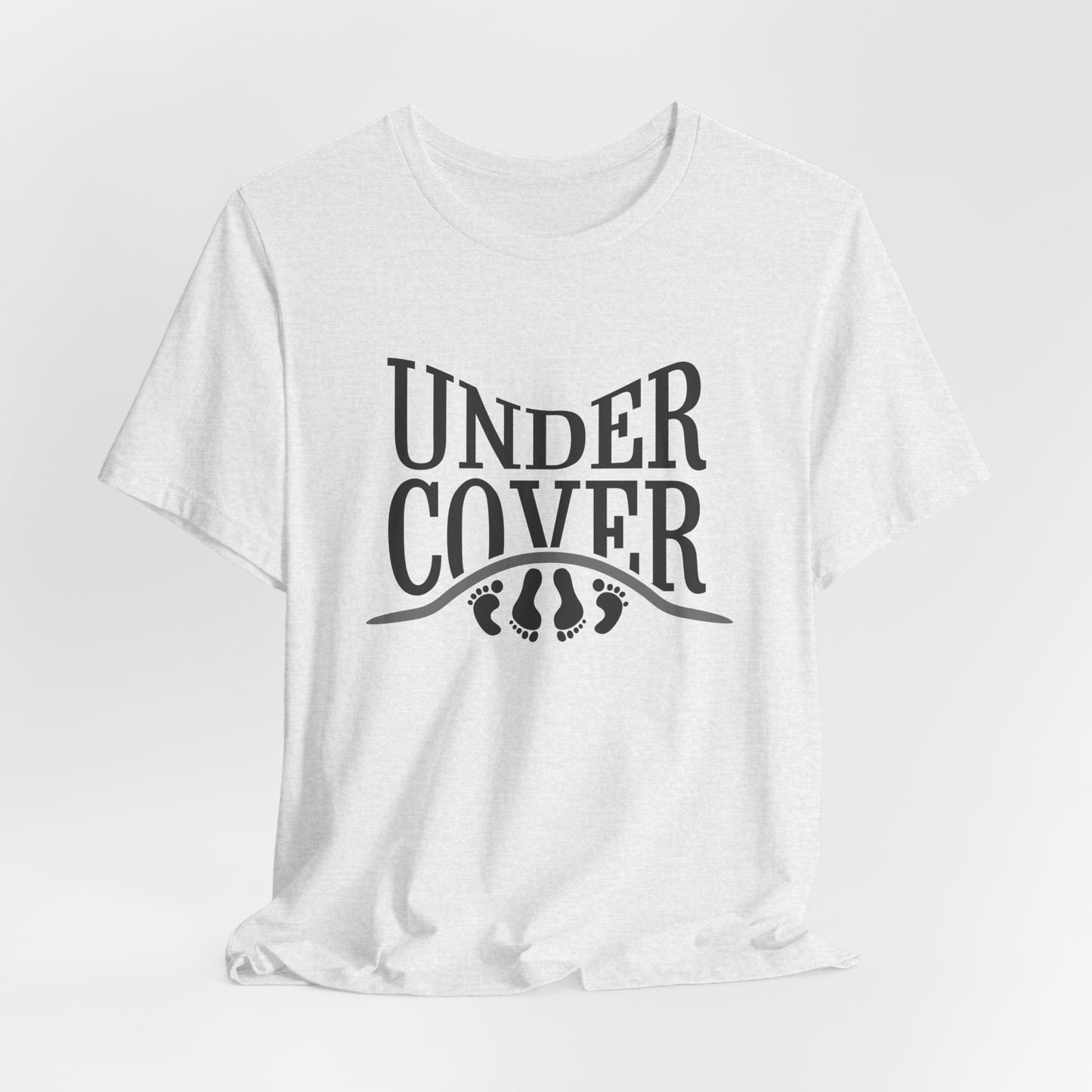 Personalizable T-Shirt Funny "Under Cover" design, Custom gift for him