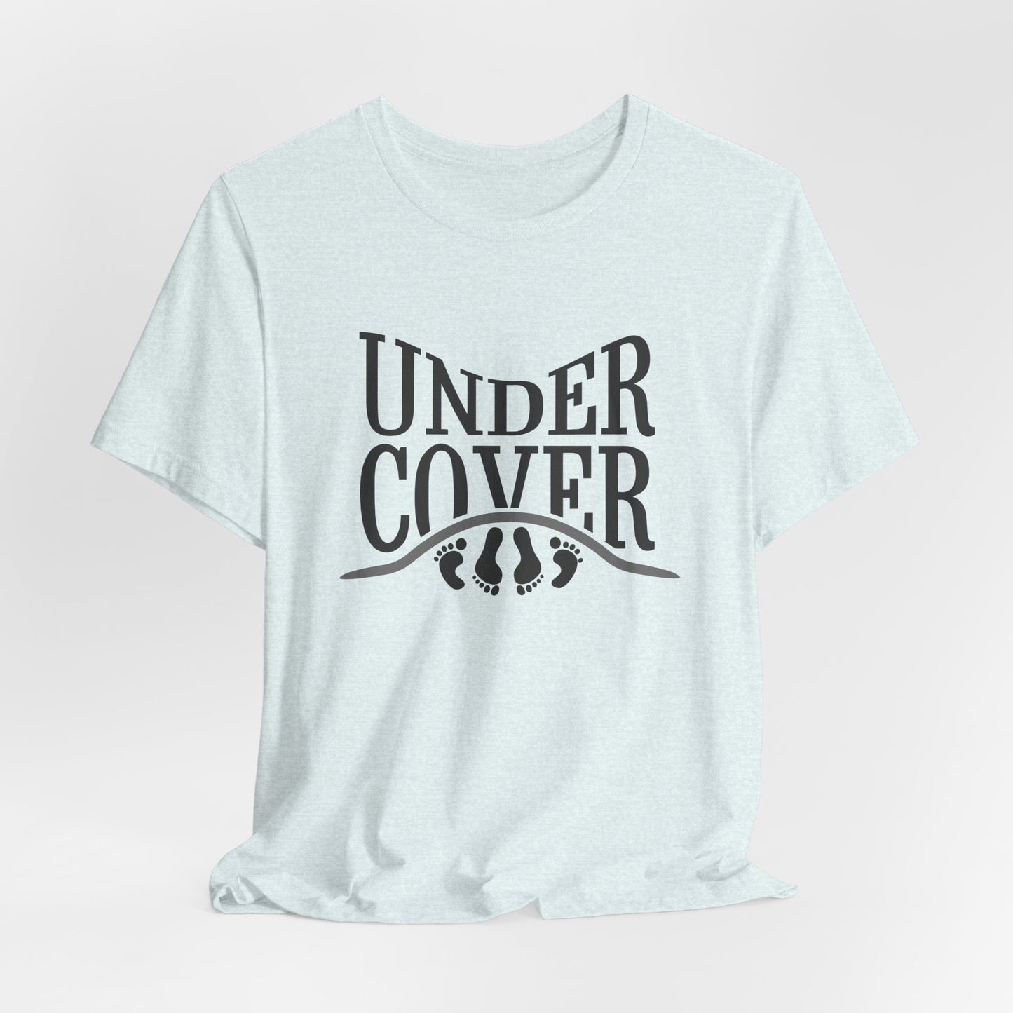 Personalizable T-Shirt Funny "Under Cover" design, Custom gift for him