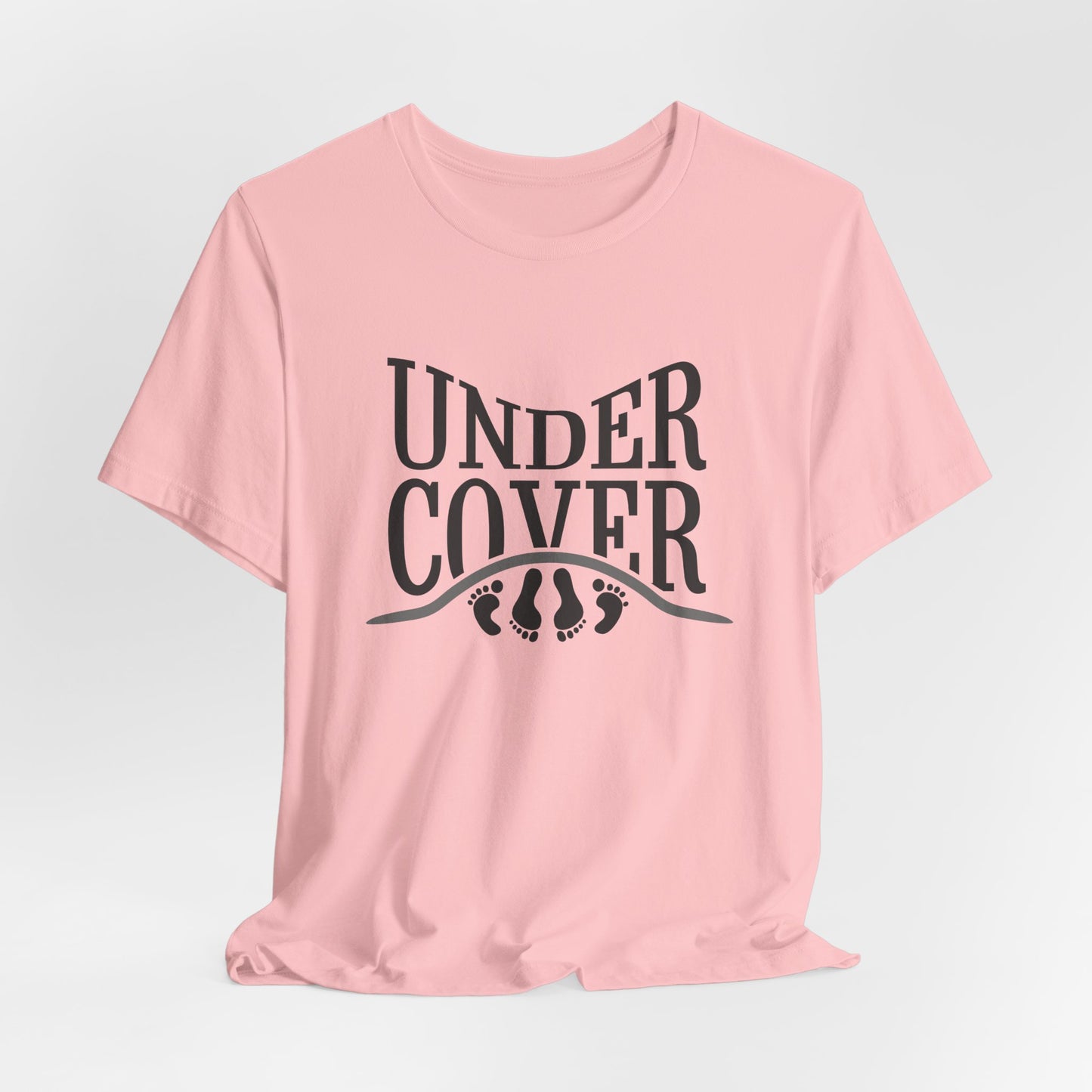 Personalizable T-Shirt Funny "Under Cover" design, Custom gift for him