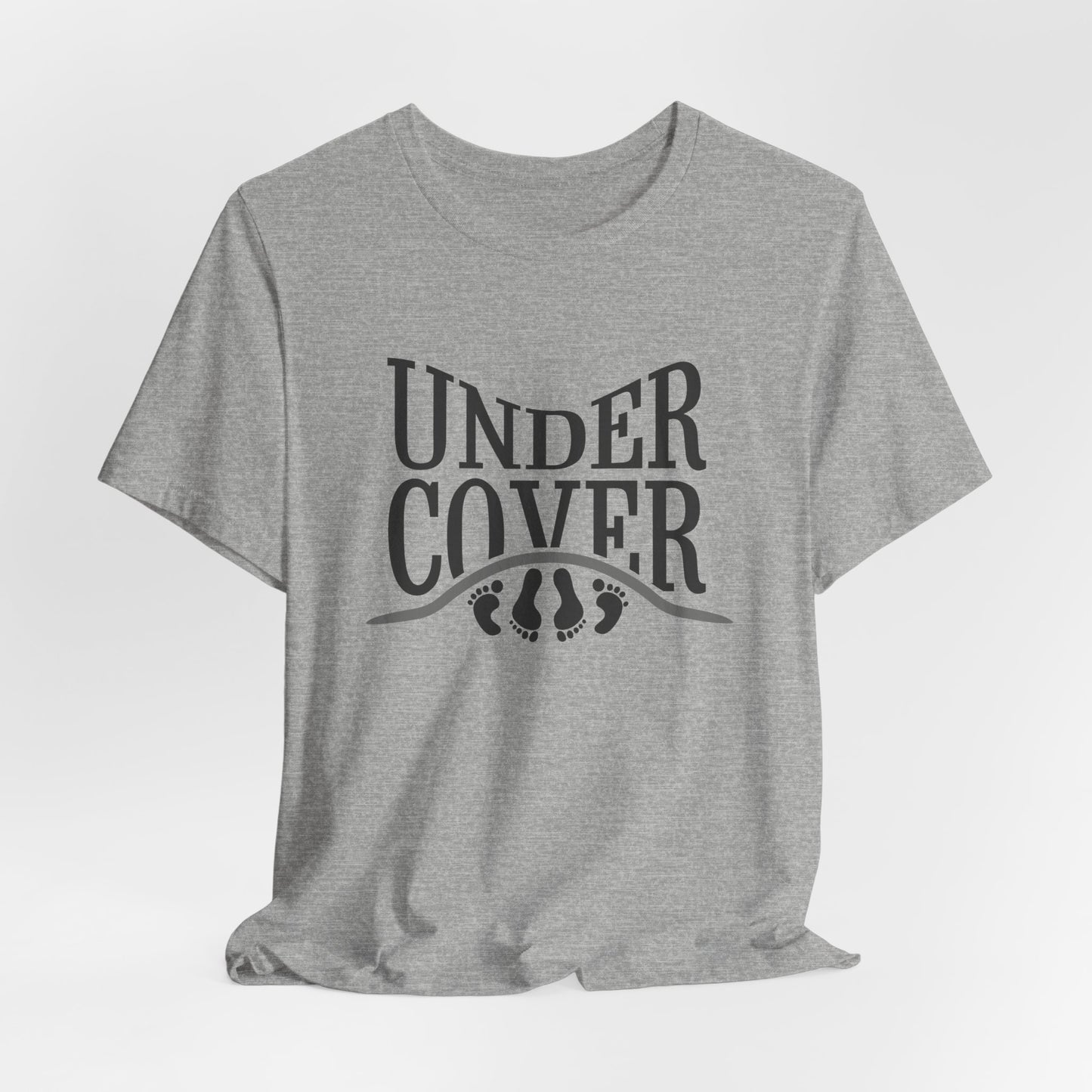Personalizable T-Shirt Funny "Under Cover" design, Custom gift for him