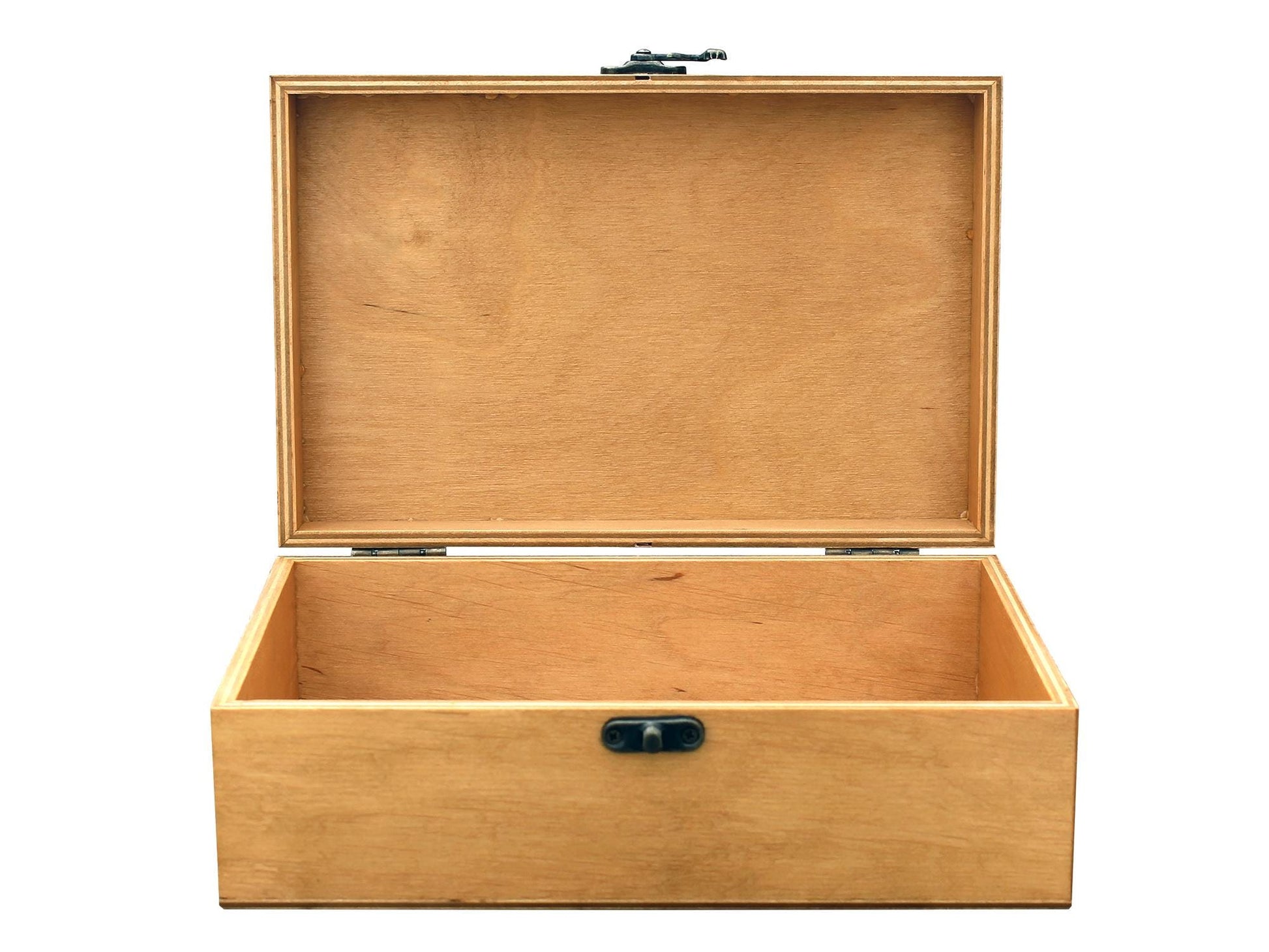 Personalized Baptism Wooden Memory Box | Custom Engraved Christening box | Goddaughter Gift | Godson Present