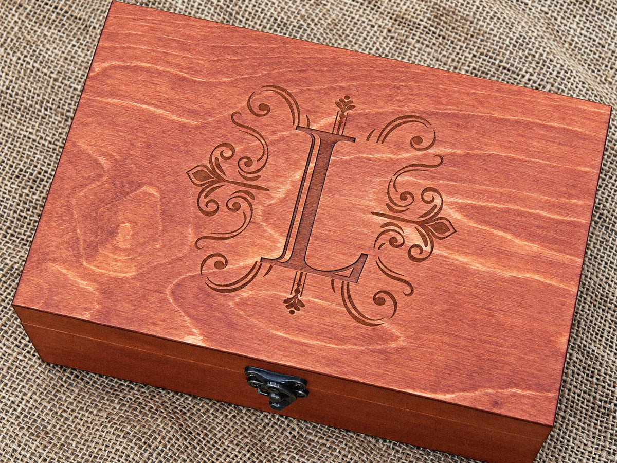 Personalised monogram jewelry box as a meaningful gift for women and girls