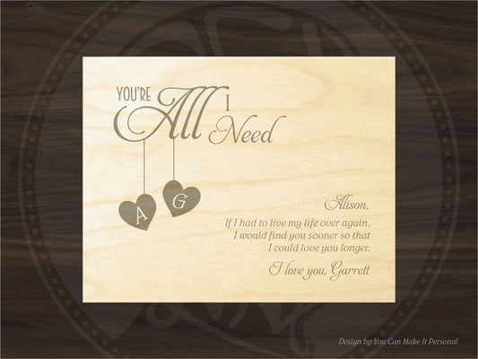 You Are All I Need design