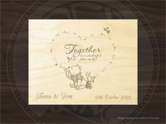 Winnie the Pooh - Together is a wonderful place to be quote