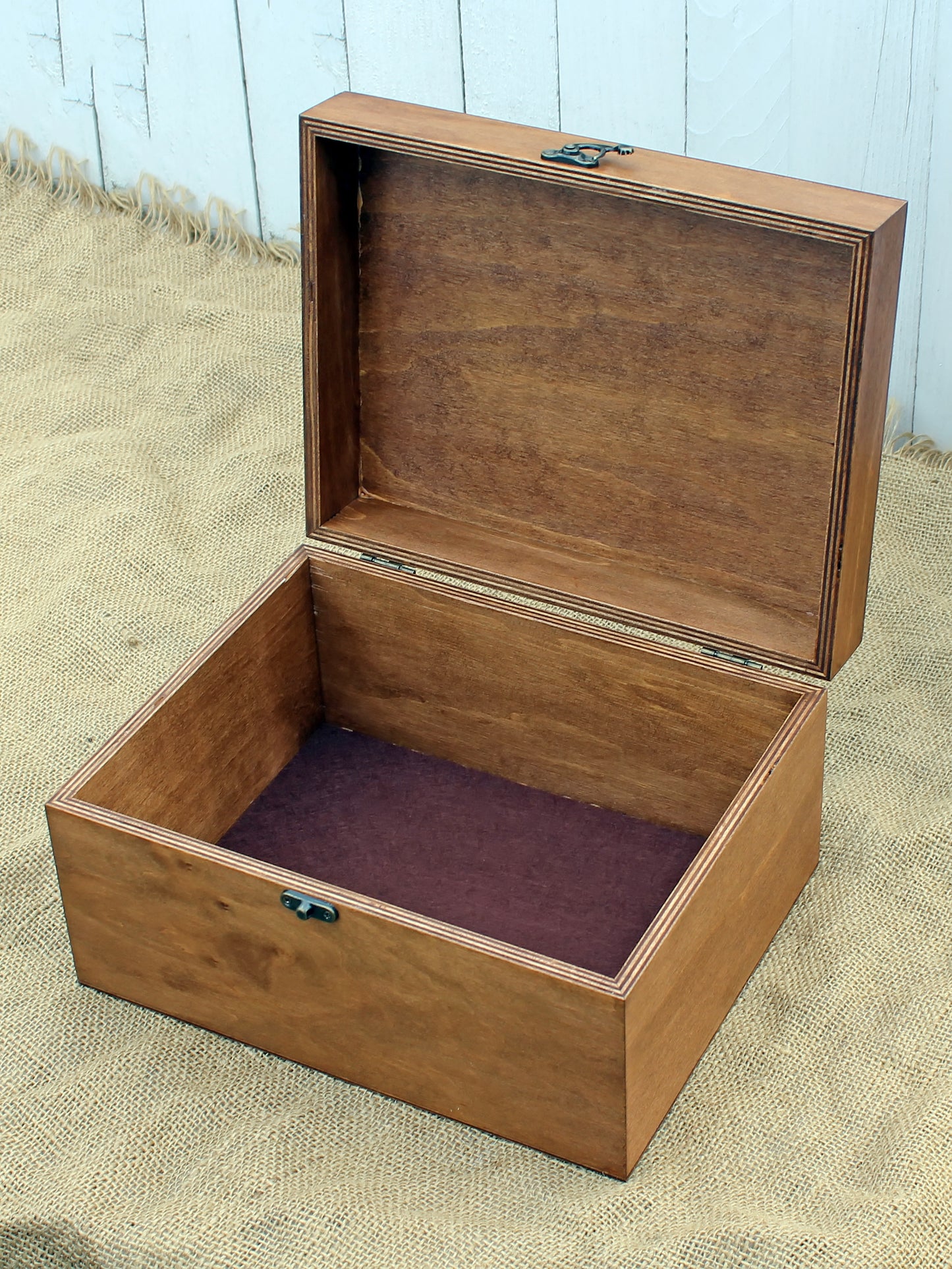 Custom quote engraved on a personalized Peter Pan wooden memory box