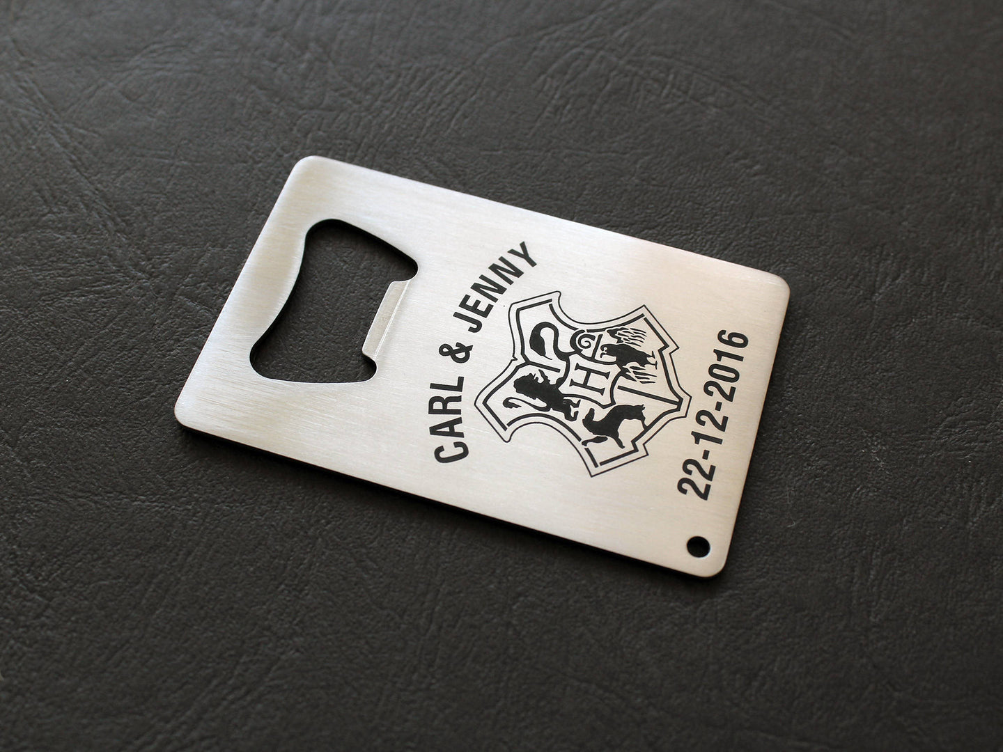 Personalized stainless steel openers, Couple names on botle opener, Wedding gift