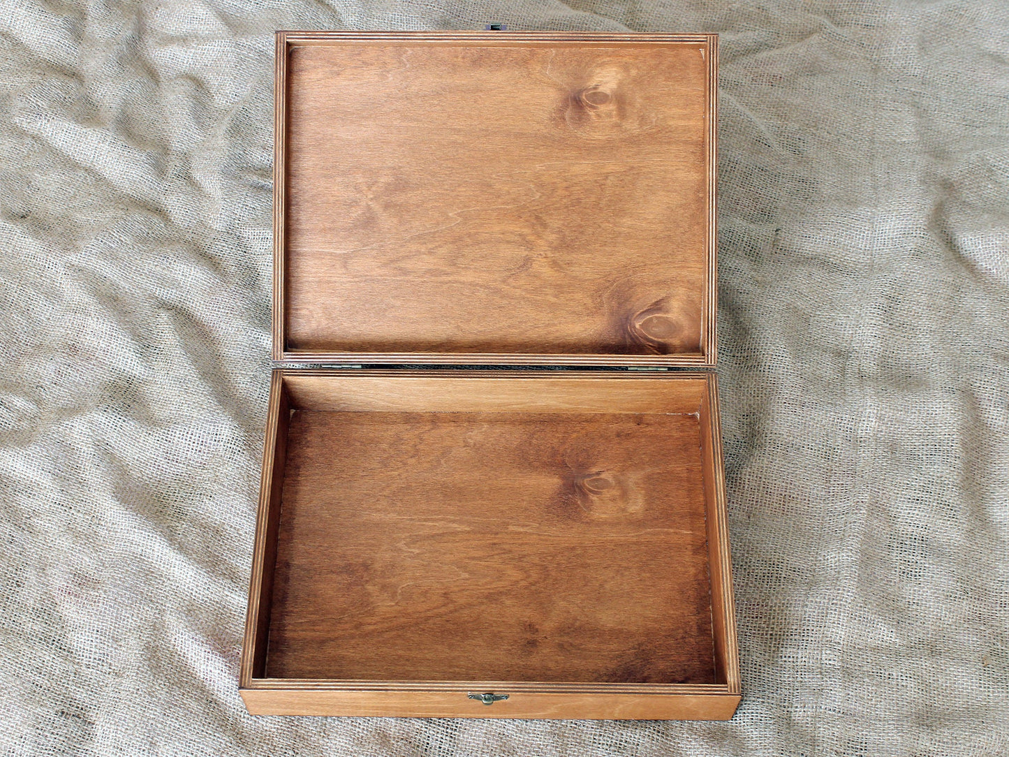 Custom verse on memory box, Personalized wood box with text and image on demand