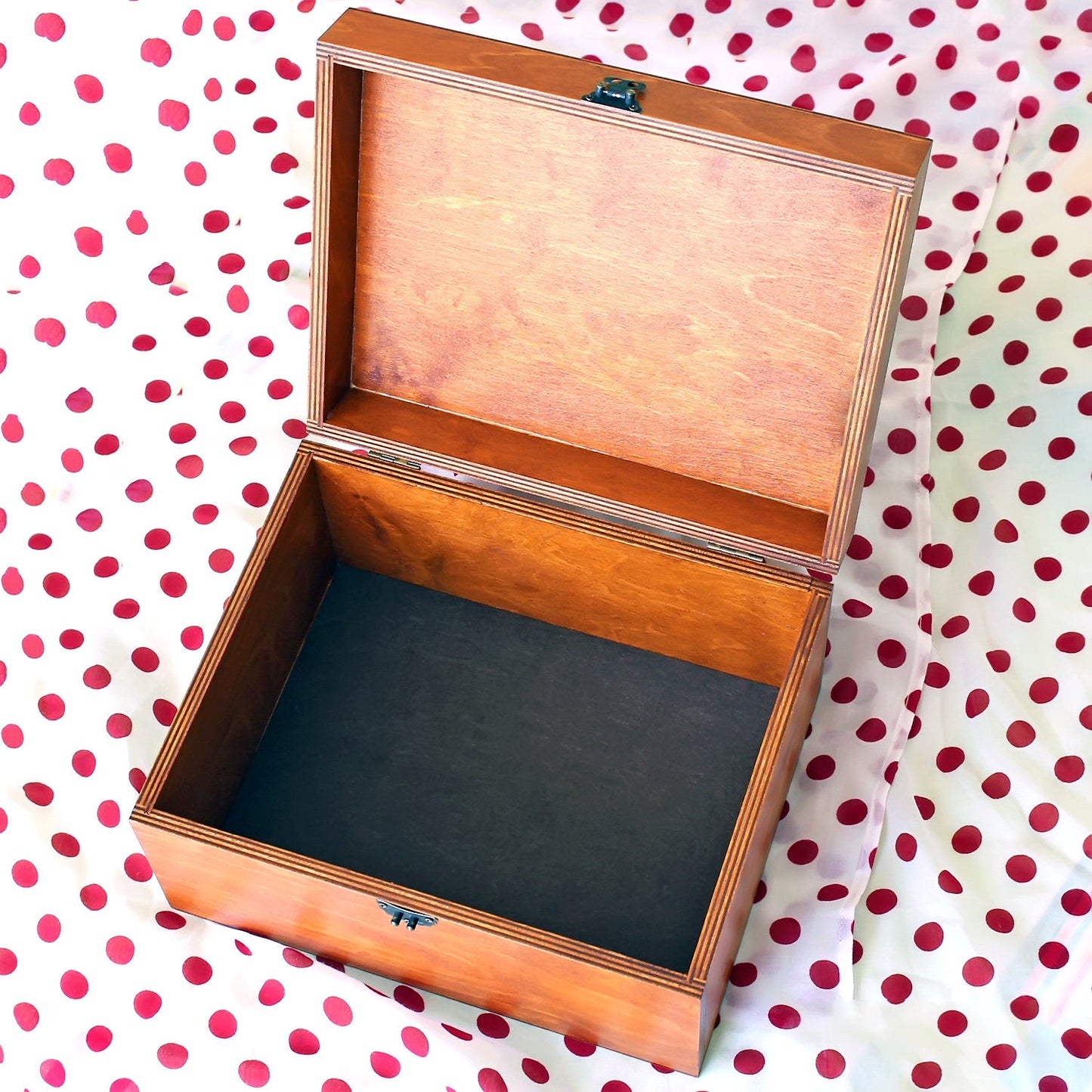 Baby keepsake box with personalization, Dream big - wooden memory box