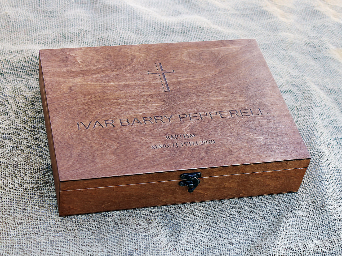 Personalized Baptism Memory Box, Baptism Gift, Keepsake box, Custom Eengraved Box, Personalized Keepsake Box