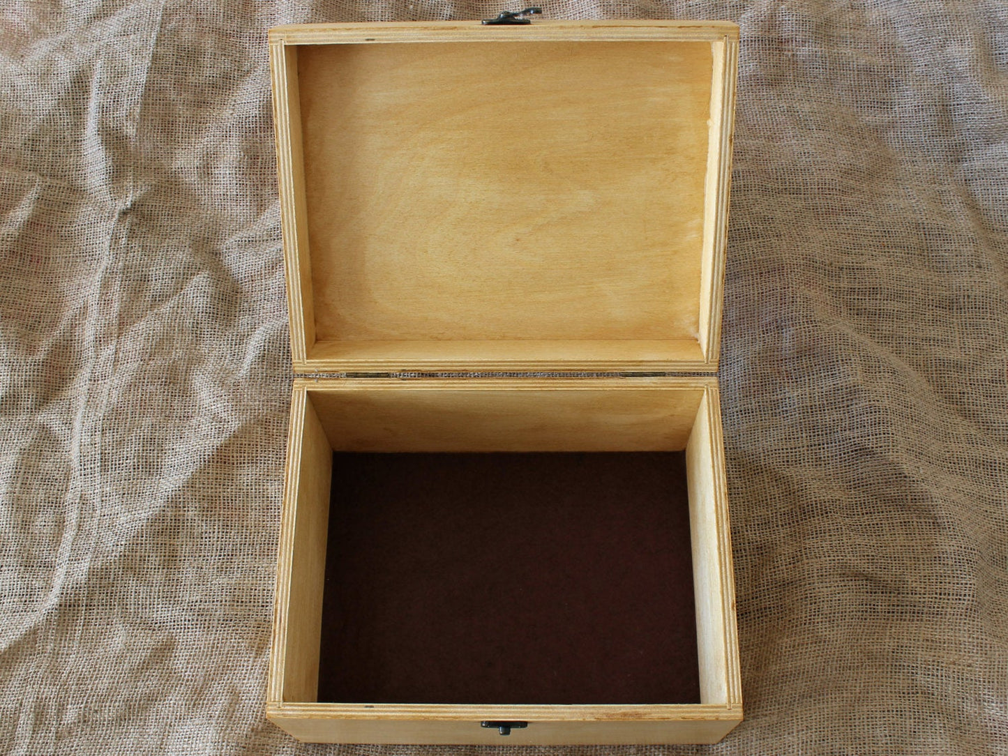 Personalized newborn wooden keepsake box with custom engraving